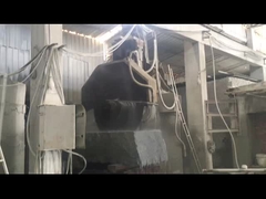 เครื่องตัดบล็อกแบบไฮดรอลิก แขนเดียว มีหลายใบ สร้างสี่เสา