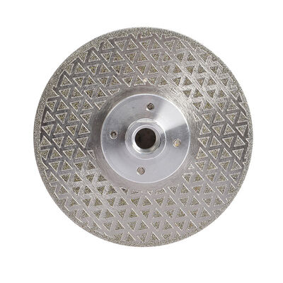 Double Sided Electroplated Diamond Cutting Disc For Marble Granite Quartz Grinding And Cutting