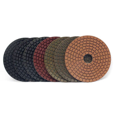 Marble Granite Diamond Resin Wet Polishing Pad For Air Grinder Stone Polisher