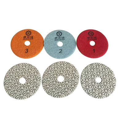 Diamond Resin 3 Step Polishing Pad for Marble Granite Quartz Porcelain Tile