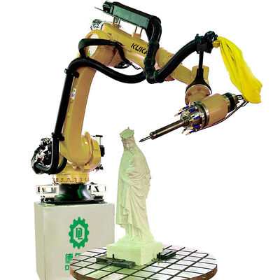 Automatic Stone Sculpture Carving Machine Stone Engraving Machine 3D 7 Axis Kuka Robot