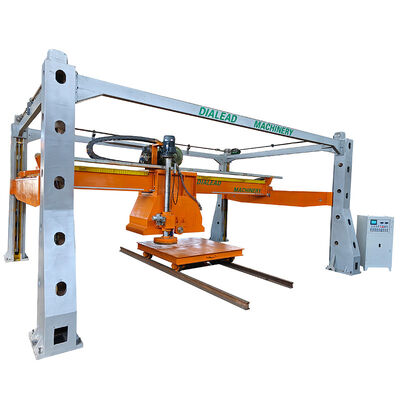 เครื่องตัดบล็อคมาร์บูล์กรานิต ทราเวติน พร้อมการปรับแต่งหลายแผ่นสองทิศทาง