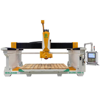 เครื่องตัดหินแบบสะพาน 5 แกน CNC ขนาด 600 มม สําหรับการผลิตหิน